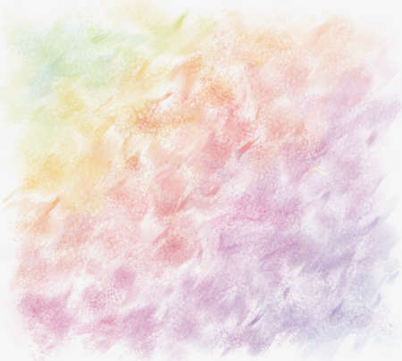 Abstract watercolor stains ot white paper. Colorful brush strokesの写真素材