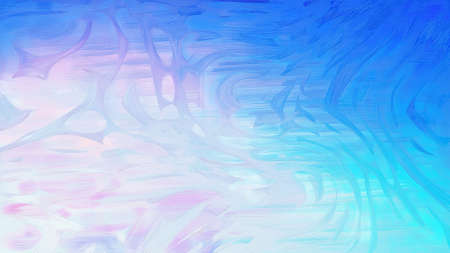 Abstract background illustration. Blue, teal and pink artwork on canvas