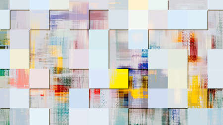 Abstract grunge backdrop, pixel art technology pattern background. Random pastel palette colorful...