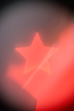 Red Star Abstract backgroundの写真素材