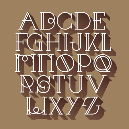 Font Script Typeface handcrafted handwritten vector label alphabet design named vintage wild westのイラスト素材