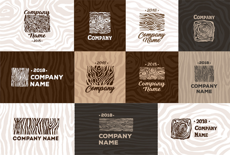 Vector Hand drawn sketch of abstract wood texture illustration on white backgroundのイラスト素材