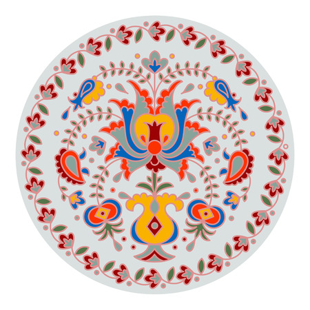 Vector hand drawn National crimean tatar pattern illustrationのイラスト素材