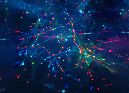 Neuron network technology impulse conceptの写真素材