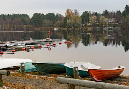River Landscape with Oulujoki Finlandの写真素材