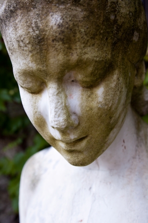 a historic statue at the Villa Bergfried Saalfeldの写真素材