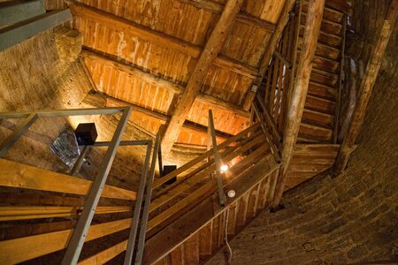 The historic tower rising of the castle Camburg, Thuringiaのeditorial素材