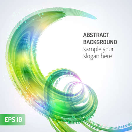 Abstract wave  background. Colorful abstract backgroundのイラスト素材