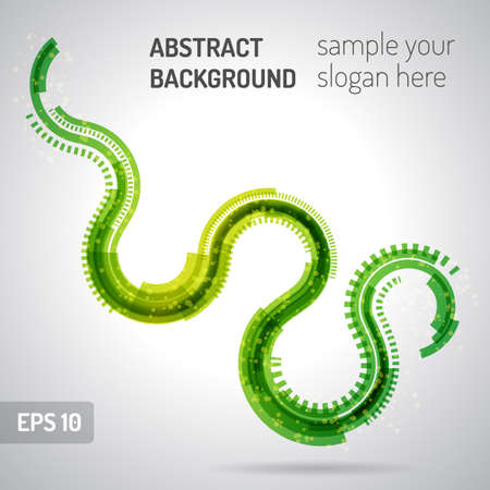 Abstract technology circles  backgroundのイラスト素材
