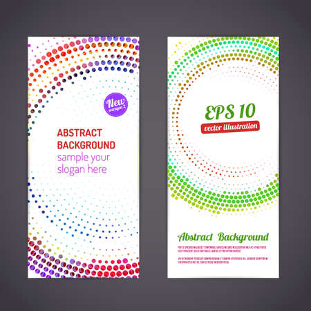 Abstract round composition. Flyer template. Brochure design template. A4, book, journal background design. Layout vector template. EPS10のイラスト素材