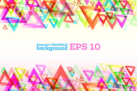 Abstract template background with triangle shapes. Modern geometric shapes background. Compositions of colored triangles. Vector illustration. eps10のイラスト素材