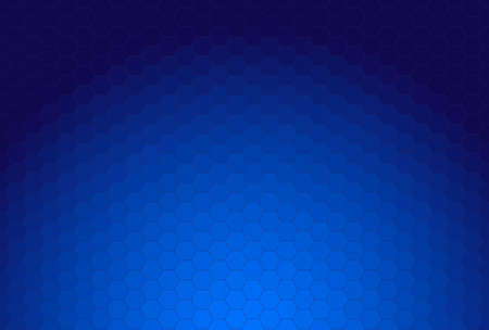 Abstract blue colored hexagon background. Gradient polygonal illustrationのイラスト素材