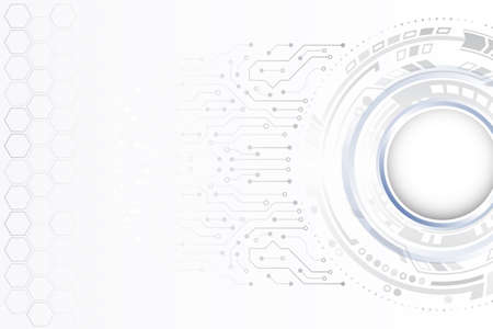 Abstract global technology concept. Digital internet communication. Connection structure. Hi-tech vector illustration eps 10のイラスト素材
