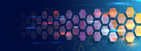 Cyber security for internet projects. Antivirus technology web services. Digital security and...