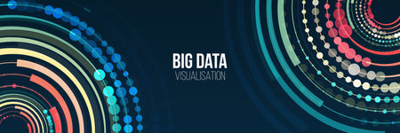 Cyber Security and information or network protection. 3d Internet security concept with shield and hi-tech technology elements background.のイラスト素材