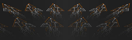 Information analytics concept. Abstract stream information with waves array and binary code....