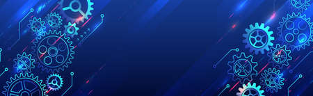 Sorting data. Vector technology background. Big data visualization. Information analytics concept....
