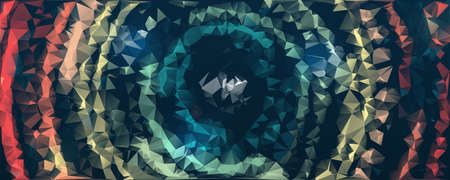 Vector template for brochure or cover with gears, mechanical elements background. Blue layout...