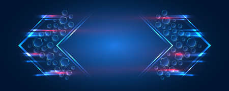 Data security system, information or network protection. Cyber security and data protection. Padlock icon, future technology for verification. Abstract circuit board.のイラスト素材