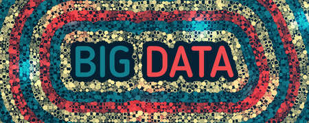 High tech futuristic technology background. Cyber security for business and internet projects. Abstract web design banner. Modern graphic template for websites.のイラスト素材