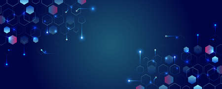 An array of multi-colored lines. Hi-tech concept of data structuring. Futuristic fragmentation of information. Big data visualization on dark background.のイラスト素材