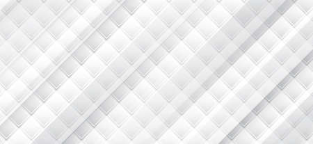 Wide gray background with square elements. Abstract lines technology communication, vector illustration. Hi-tech computer digital technology concept.のイラスト素材