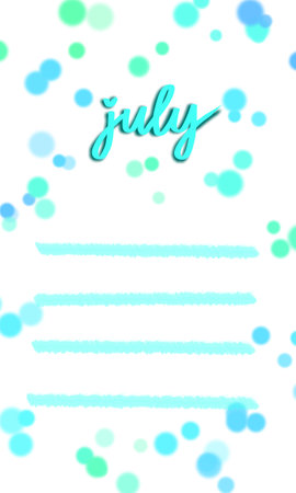 simple colorful monthly notebook template with linesの写真素材