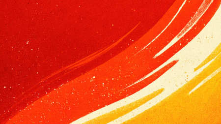 A stunning abstract wave pattern featuring vibrant shades of red, orange, and yellow. Perfect for modern design projects, this artwork adds energy and warmth.の素材