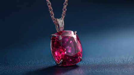 A stunning pink gemstone pendant necklace featuring exquisite craftsmanship and elegance. Ideal for showcasing beauty and luxury in jewelry photography.の素材