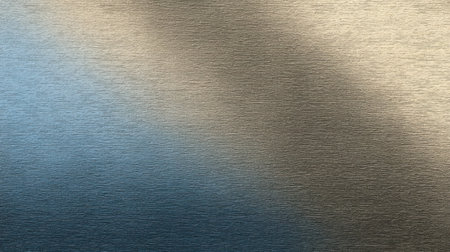 This image showcases a beautifully textured metallic surface with subtle blue and bronze shades. The smooth brushed finish creates a perfect artistic background suitable for various design projects.の素材