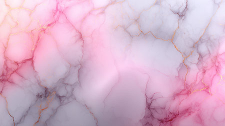 This elegant pink and white marble background features beautiful veins and textures, perfect for various design and decoration projects. Ideal for stylish art.の素材