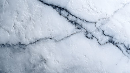 This stunning white marble texture features striking black veins, ideal for use in backgrounds, designs, and elegant interior spaces.の素材