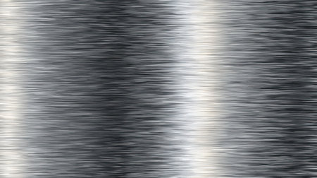 This image showcases a smooth brushed aluminum surface featuring subtle reflections and textures. Perfect for modern design, industrial backgrounds, and minimalistic projects.の素材