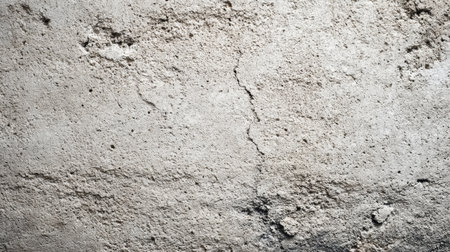 A detailed view of a textured concrete wall showcasing scratches, cracks, and imperfections that create an authentic industrial and rustic feel.の素材