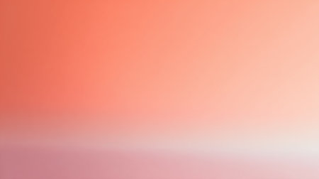 This soft gradient background showcases warm coral and light peach tones, perfect for modern design projects, digital applications, and artistic visuals.の素材