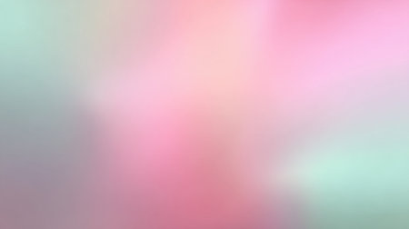 A visually striking soft gradient background featuring blurred shades of pink and green, perfect for abstract designs, artistic projects, and calming visuals.の素材