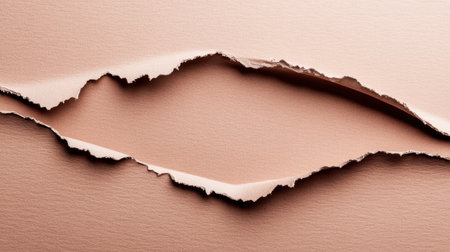 A close-up image showcasing a piece of torn paper with soft pastel colors and a textured background, perfect for creative design projects and artistic presentations.の素材