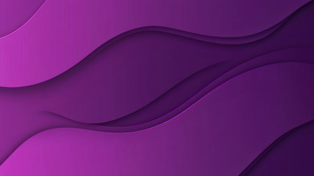 This abstract purple background features smooth waves and a gentle gradient, making it ideal for modern design projects and digital applications.の素材