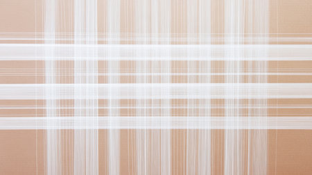 This image features a soft abstract design with white lines and stripes on a subtle beige background, perfect for modern artwork or design projects.の素材