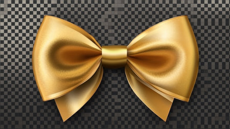 This stunning image features a detailed golden bow set against a textured background, ideal for gift wrapping and decorative purposes, adding elegance to any occasion.の素材