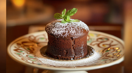 A rich and indulgent chocolate soufflの素材