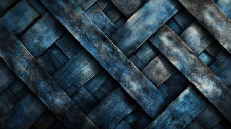This artistic background features a unique abstract design with interwoven blue textures. Ideal for modern projects, it adds a stylish touch to any creative work.の素材