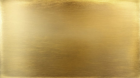 This elegant gold texture showcases a smooth brushed finish, perfect for backgrounds in design or artistic projects. Its luxurious appearance enhances visual appeal.の素材