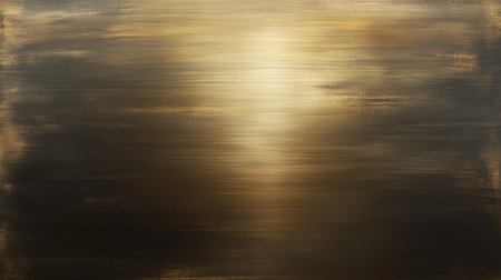A mesmerizing abstract artwork featuring soft golden tones and gentle light reflections against a dark background, ideal for modern interior designs.の素材