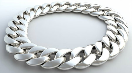 This stunning silver chain bracelet features polished links that create a luxurious and elegant look, perfect for fashion enthusiasts and special occasions.の素材