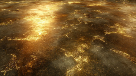 This mesmerizing image features a glimmering surface with rich golden reflections. The warm hues create an elegant and tranquil atmosphere ideal for artistic projects.の素材