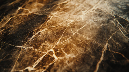 This captivating image showcases a detailed textured surface with golden veins and earthy tones, perfect for creative projects and design needs.の素材