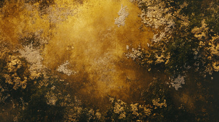 This abstract image features a mesmerizing blend of yellow and brown tones, enriched with organic elements. Perfect for artistic projects and design.の素材