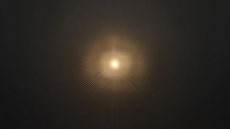 This abstract image showcases a radiant glow surrounded by subtle lines, creating a mystical atmosphere that invites contemplation and inspiration.の素材