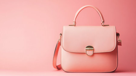 This stylish pink handbag showcases a blend of elegance and modernity, perfect for fashion enthusiasts looking for chic accessories. Its vibrant color and sleek design complement any outfit, making it an ideal choice for various occasions.の素材